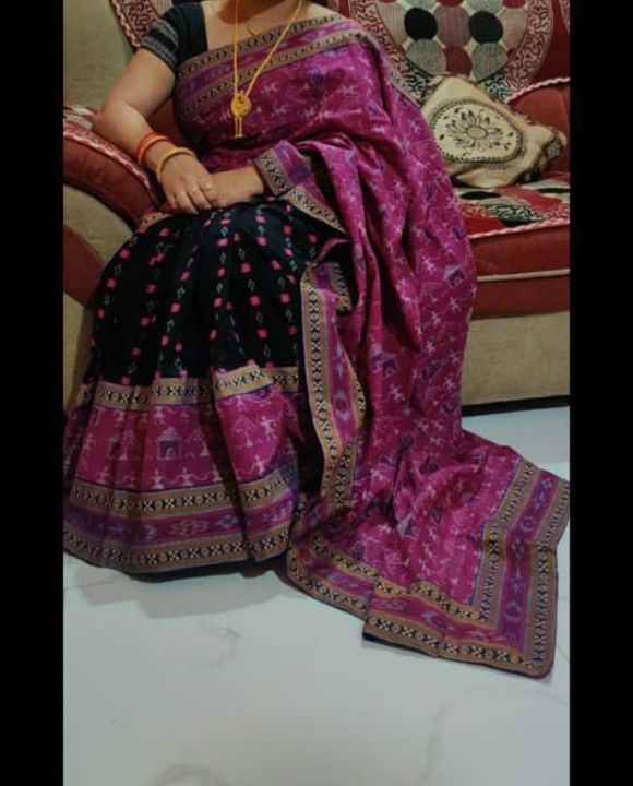 Sambalpuri Patchwork saree, Contact to What's Aap numbar =》 uploaded by business on 4/4/2022