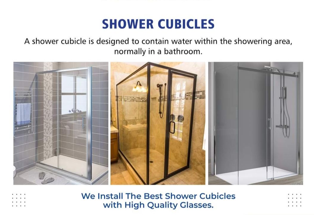Post image #Shower #CubiclesA shower cubicle is designed to contain water within the showering area, normally in a bathroom.
We Install The Best Shower Cubicles with High Quality Glasses.
WORKS KRISHNA GLASSContact US - 7042190517Email- workkrishnaglass@gmail.com
#workskrishnaglass #glass #mirror #ClearGlass #shower #cubicles #FiguredGlass #ReflectiveGlass #TemperedGlass #TintedGlass #Mirrors #TemperedDoors #door #Lacquered #Glass #SandGlass #AluminiumFittingItems #Accessories