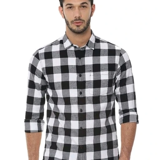 Post image Mo:8128294125Catalog Name:*Stylish Cotton Blend Men's Shirts Vol 1*Fabric: Cotton Blend,CottonSleeve Length: Long SleevesPattern: Checked,SolidMultipack: 1Sizes:S, M (Chest Size: 38 in, Length Size: 28 in) L, XLEasy Returns Available In Case Of Any Issue