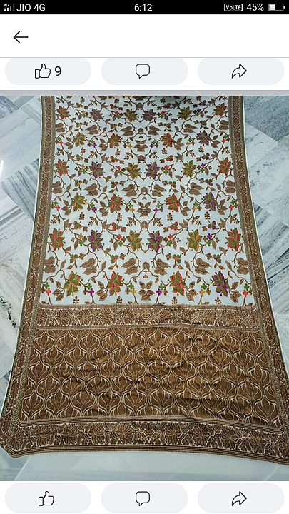 Banarasi saree peor siffon silk uploaded by Yosuf textiles on 10/17/2020