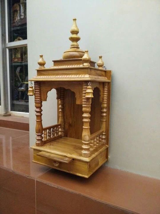 Wooden mandir uploaded by Touchwood furniture on 4/4/2022