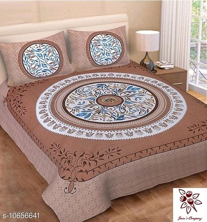 Post image Graceful Attractive Bedsheets

Fabric: Cotton
No. Of Pillow Covers: 2
Thread Count: 140
Multipack: Pack Of 1
Sizes: 
Queen (Length Size: 108 in, Width Size: 90 in, Pillow Length Size: 27 in, Pillow Width Size: 17 in) 
Rs700