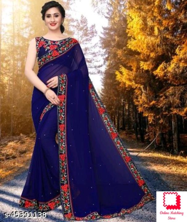 *Trendy Graceful Sarees*
 uploaded by Online Matching Store on 4/5/2022