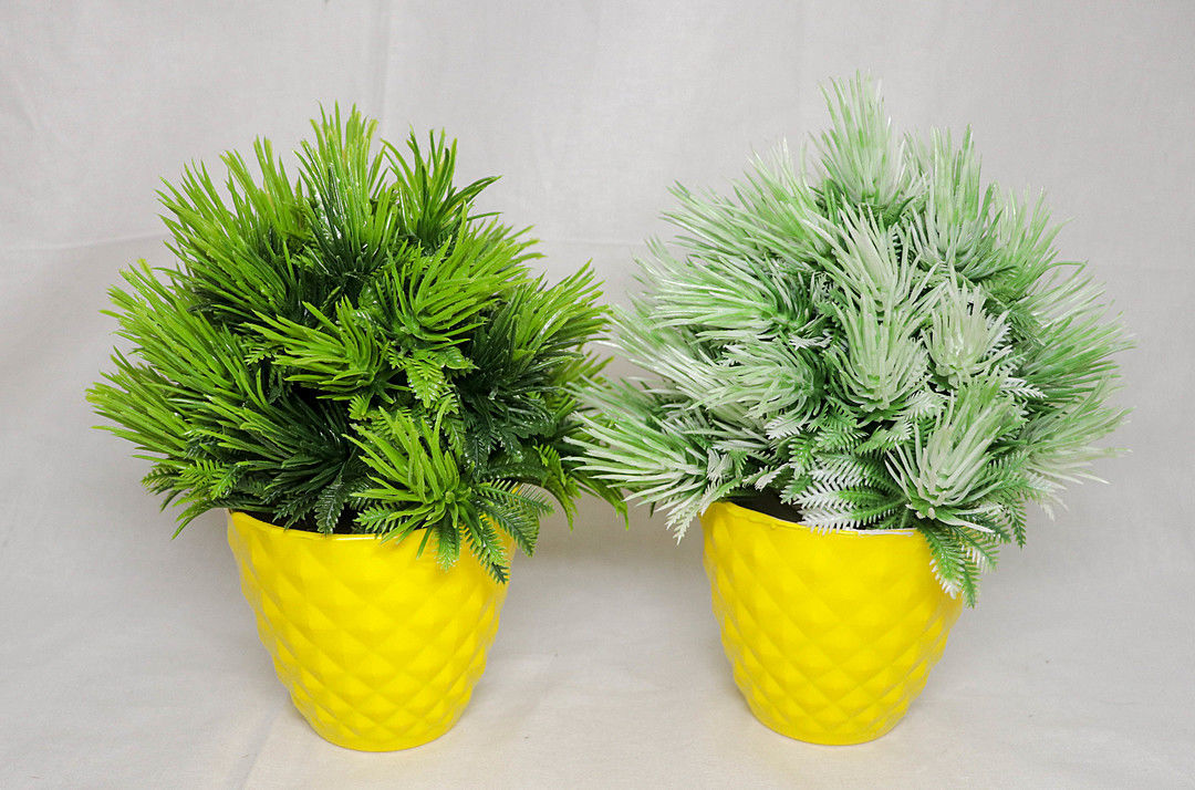 Grass plant with pot 3 Colors unbreakable  uploaded by Hardik Enterprises  on 10/17/2020