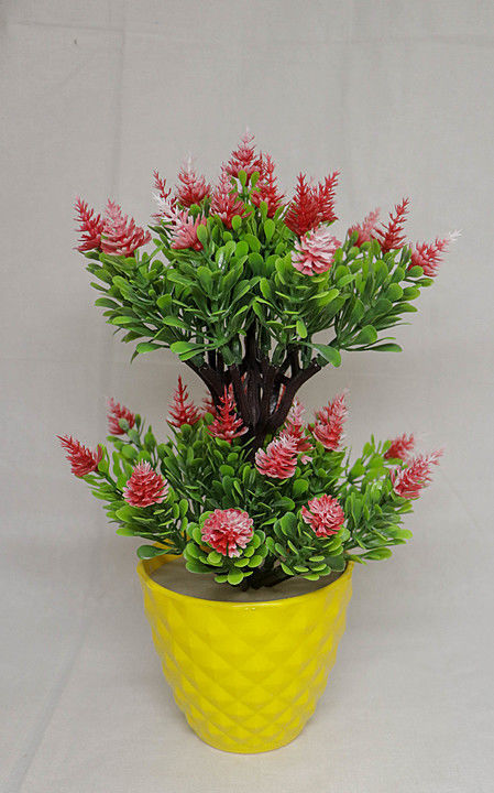 Double chattri plant with pot multicolour unbreakable  uploaded by business on 10/17/2020