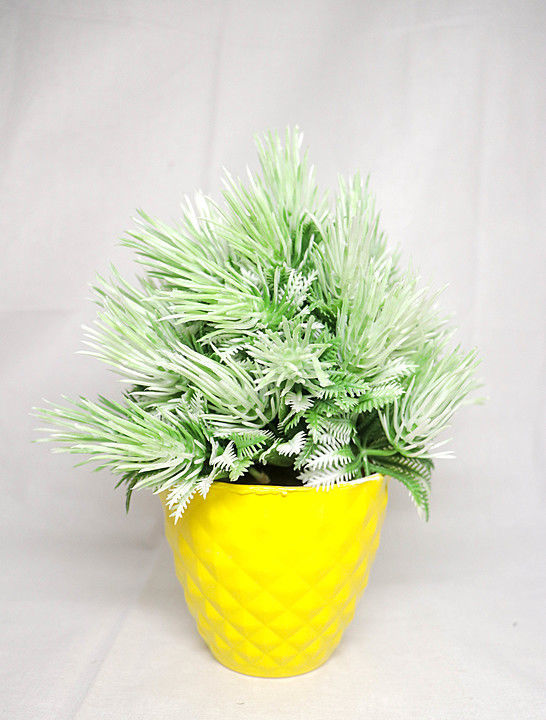 Grass plant with pot 3 Colors unbreakable  uploaded by Hardik Enterprises  on 10/17/2020