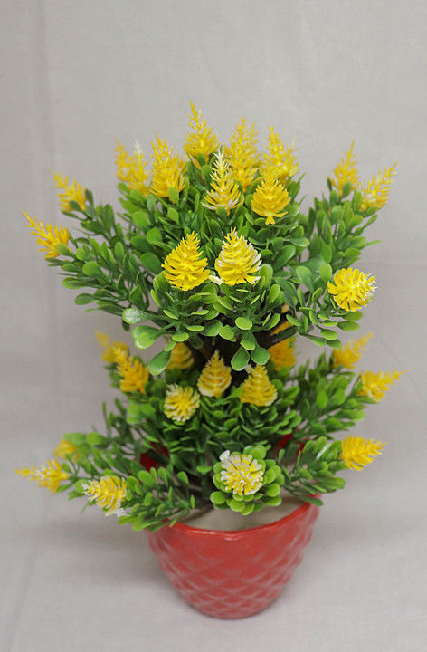 Double chattri plant with pot multicolour unbreakable  uploaded by Hardik Enterprises  on 10/17/2020