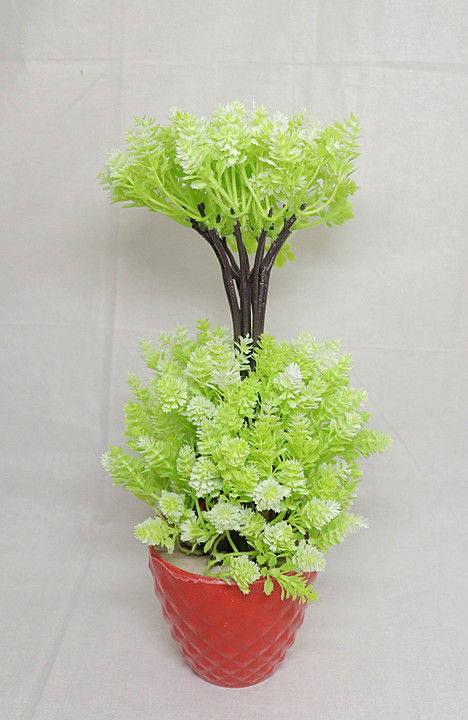 Double plant with pot multicolour unbreakable  uploaded by Hardik Enterprises  on 10/17/2020