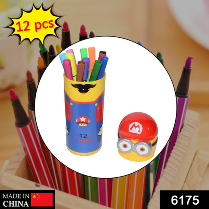 6175 Minions Sketch Pen Set with Attractive Designed Case (Pack of 12) uploaded by DeoDap on 4/5/2022