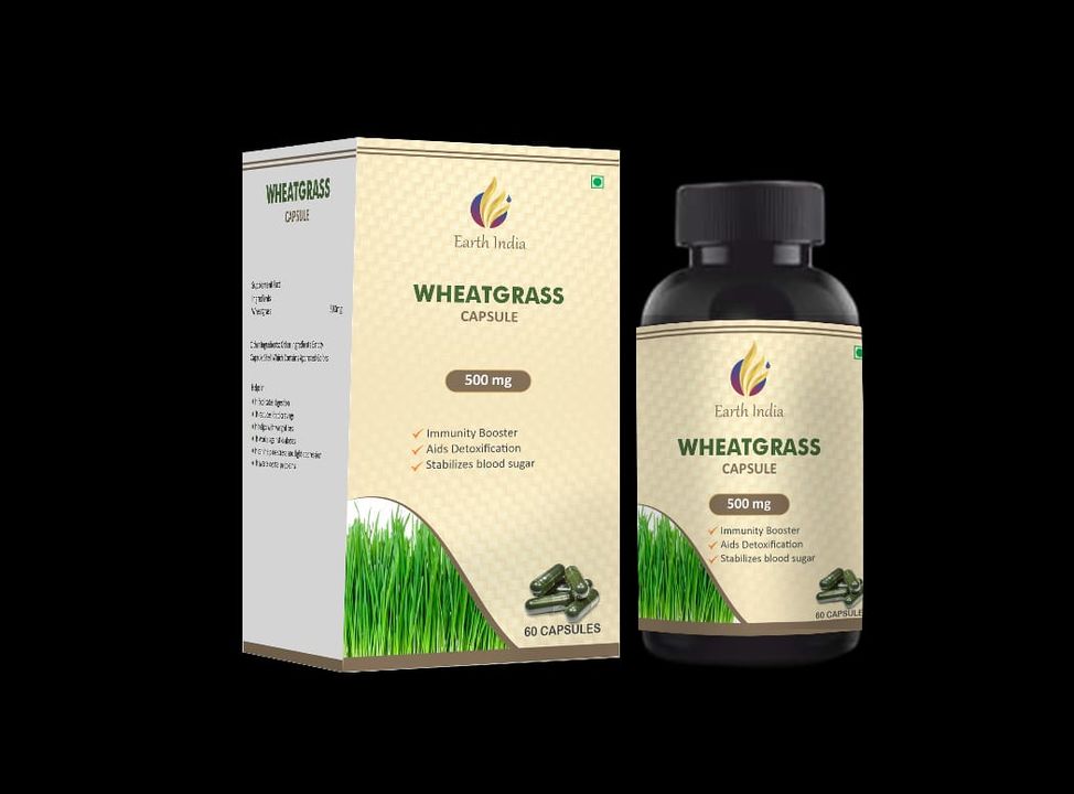 Wheat Grass Capsule 60s uploaded by business on 4/5/2022