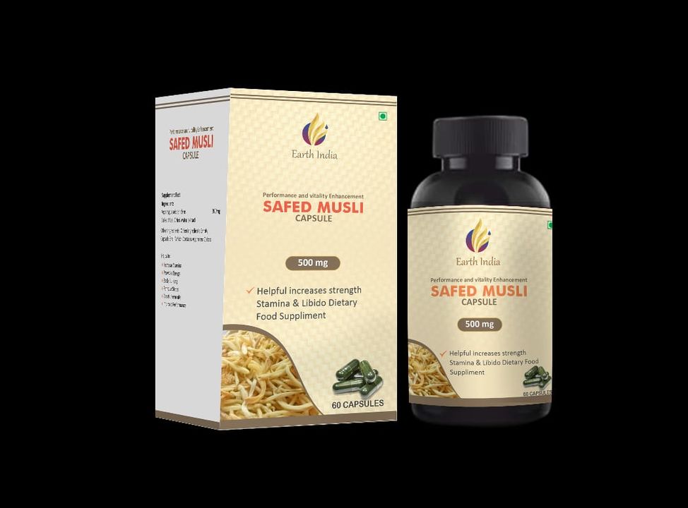 Safed Musli Capsule 60s uploaded by Earth India  on 4/5/2022