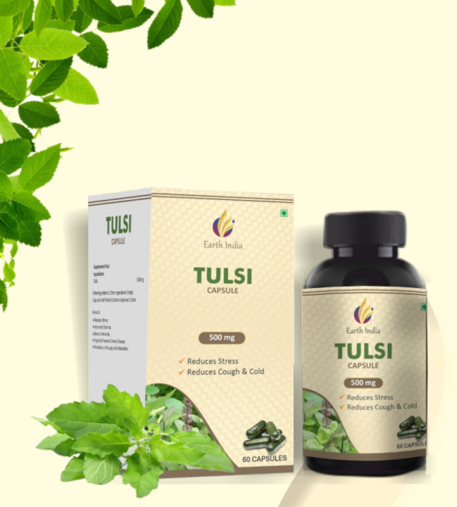 Tulsi Capsule 60s uploaded by business on 4/5/2022