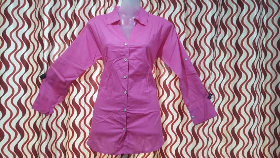 Pink cotton shirt  uploaded by business on 4/5/2022
