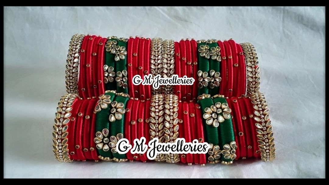 Silk Thread Bangles uploaded by G M Jewelleries on 4/5/2022