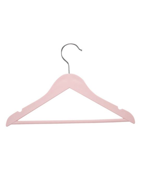 5 piece pink plastic hanger luxury look hanger uploaded by business on 4/5/2022