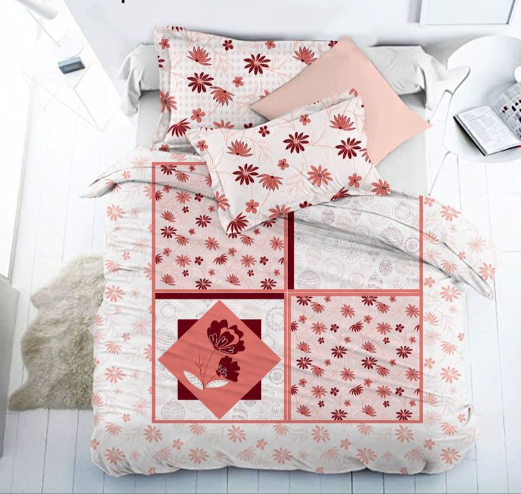 Panel king size pure bedsheets uploaded by SIMMI INTERNATIONAL on 4/5/2022