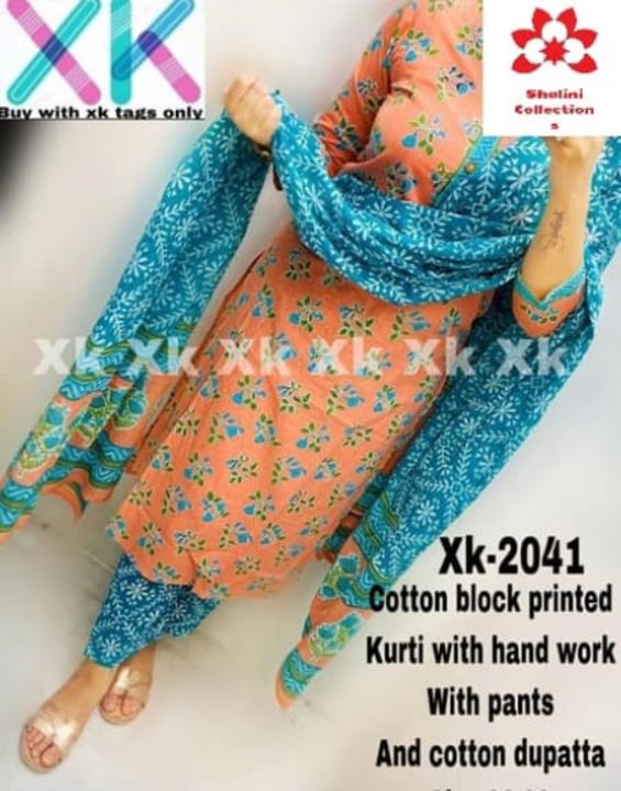 Latest fancy kurta set uploaded by Shalini collections on 4/5/2022