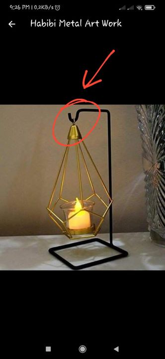 Candle holder stand tea light home decor uploaded by Habibi handicrafts manufacturing on 4/6/2022