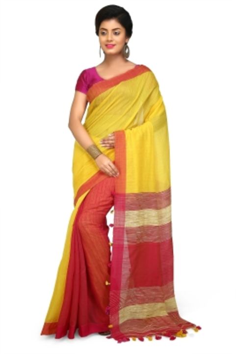 Pure Handloom Saree uploaded by Rim's Shop on 4/6/2022