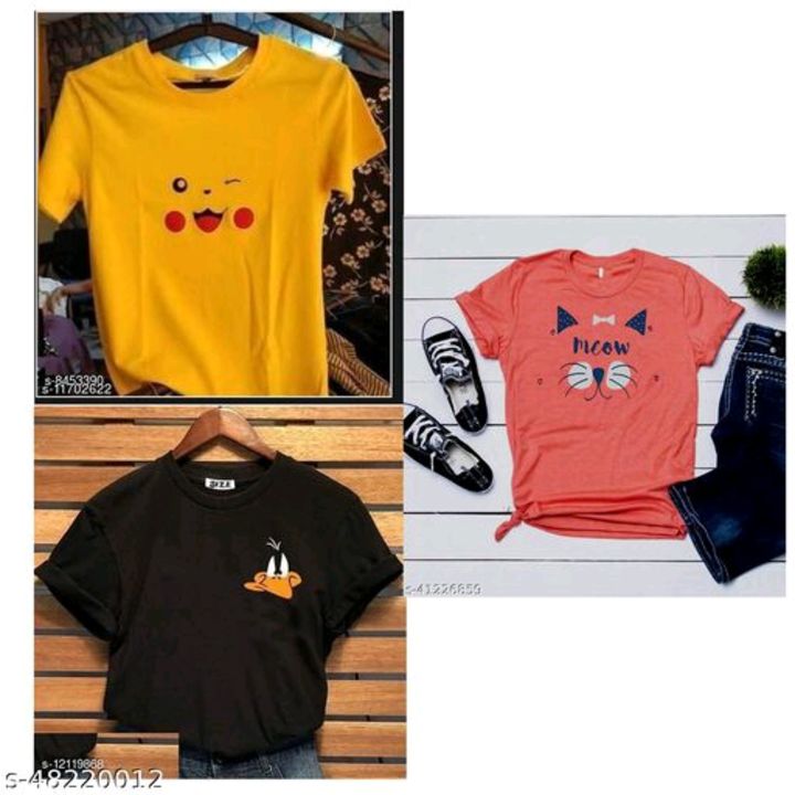 Classic Latest Women Tshirts uploaded by Whole selling on 4/6/2022