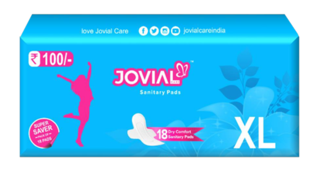 Jovial Care Dry comfort XL sanitary pads uploaded by Kyna Healthcare Private Limited on 4/6/2022
