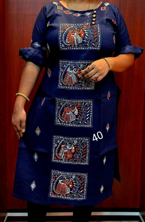 Post image Embroidery cotton kurti