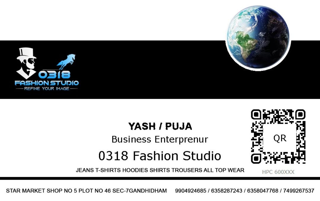 Visiting card store images of 0318 Fashion Studio