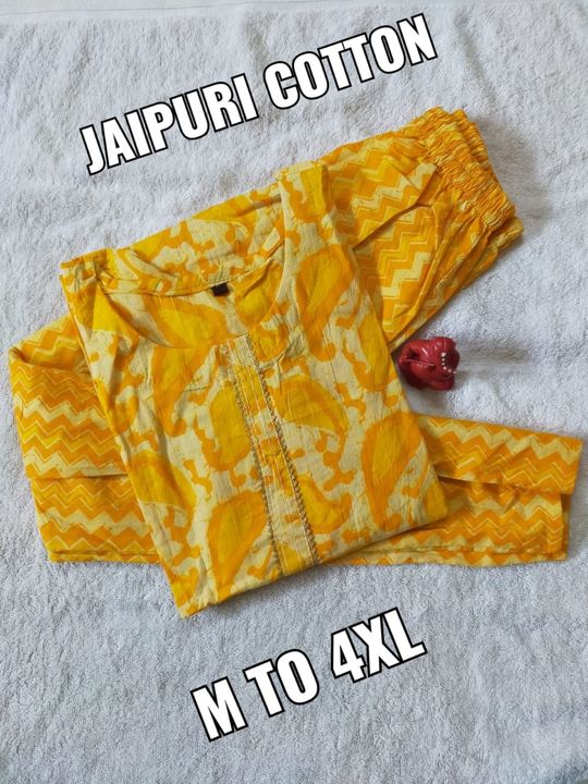 Post image Check out Jaipuri cotton suit stitched