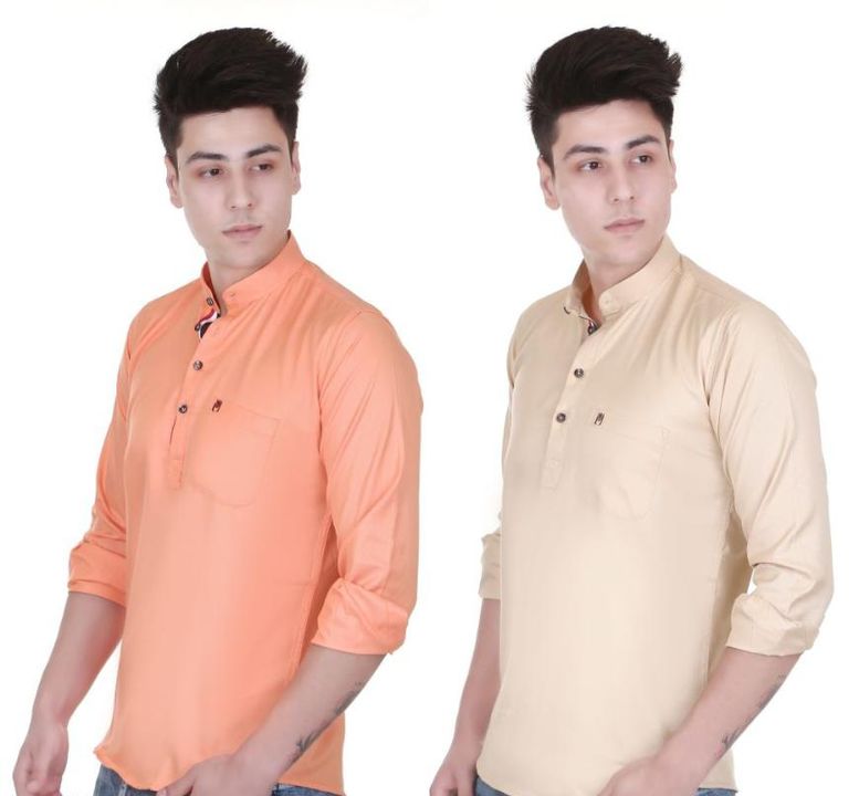 Men kurta shirt combo  uploaded by business on 4/6/2022