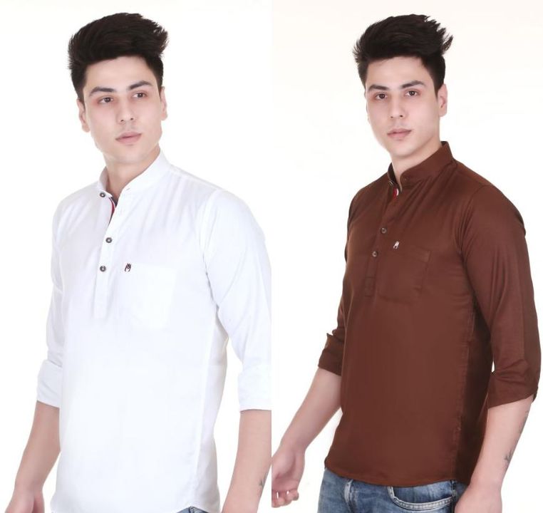 Men kurta shirt combo  uploaded by Kanna fation on 4/6/2022