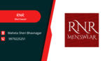 Business logo of RNR Men'swear
