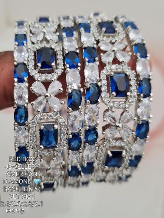 Post image American diamonds bangles - 1650/-