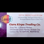 Business logo of guru kirpa trading co.