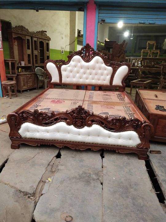 Carving bed uploaded by Ar. Art furniture on 4/6/2022