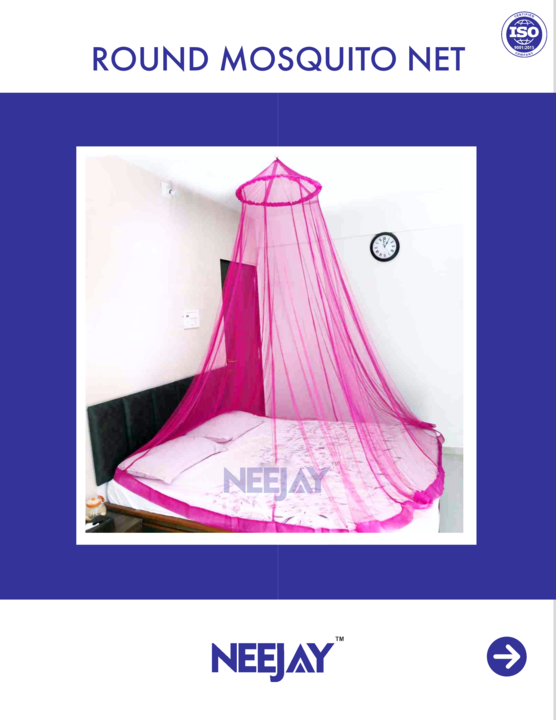 Round Mosquito net uploaded by शाह मच्छरदानी/ Neejay Enterprises on 4/7/2022