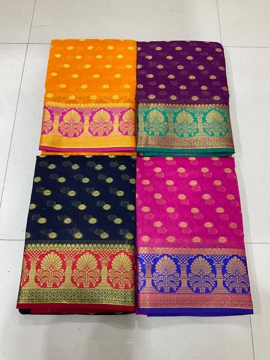 Cottan silk pattani uploaded by Kumbhar sari senter on 4/7/2022