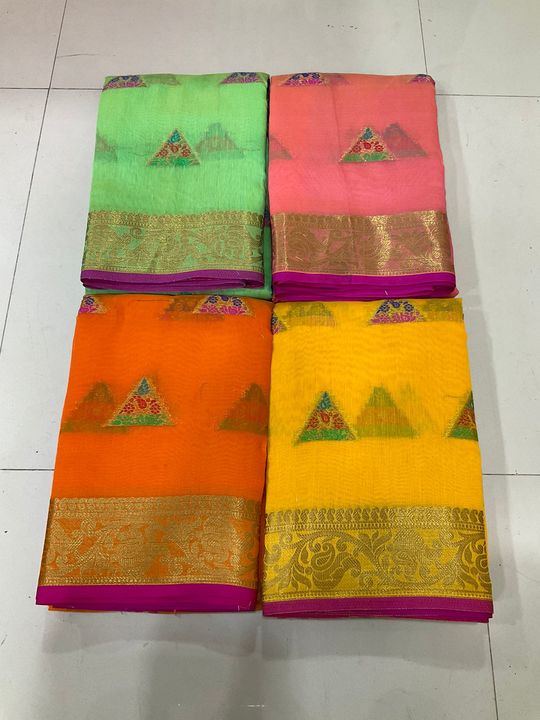 Cottan sari uploaded by Kumbhar sari senter on 4/7/2022