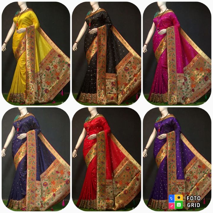 Trendy Paithini Silk Saree uploaded by business on 4/7/2022