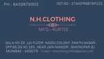 Business logo of N.H.CLOTHING