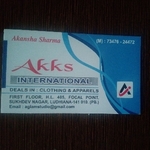 Business logo of akks international based out of Ludhiana
