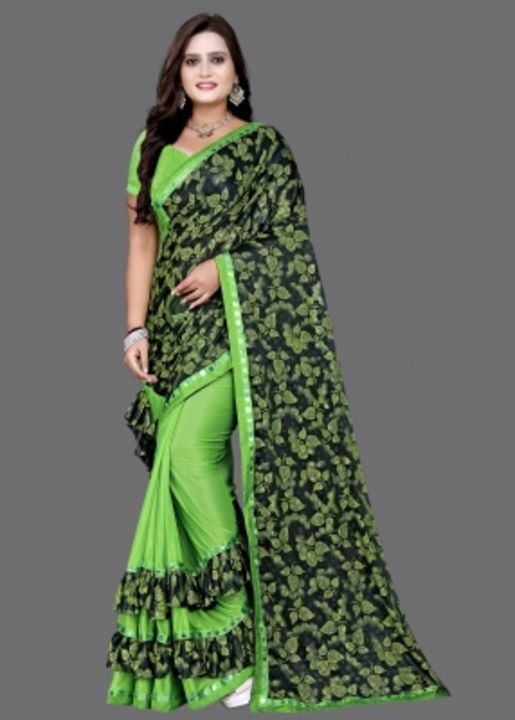 Ejoty Fashion Floral Print Bollywood Lycra Blend Saree
 uploaded by Online shopping on 4/8/2022