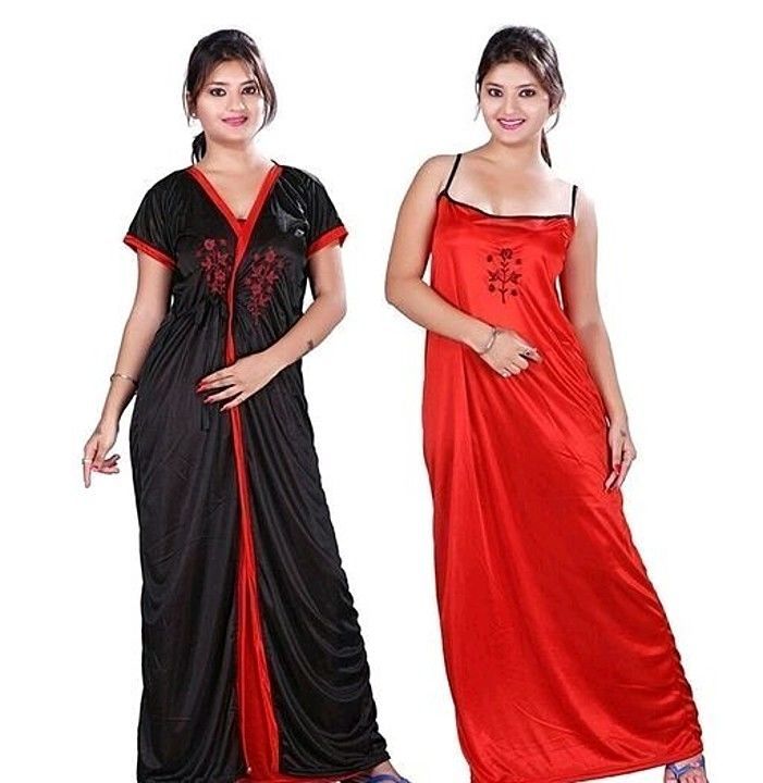 Womens Flare Satin Nightwears uploaded by RK TRADERS on 6/15/2020