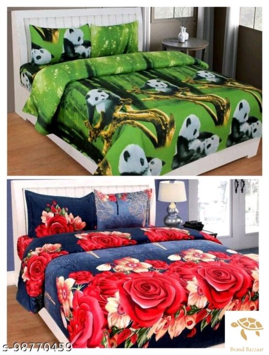 Catalog Name:*Attractive Bedsheets*
 uploaded by BrandBazzaar on 4/8/2022