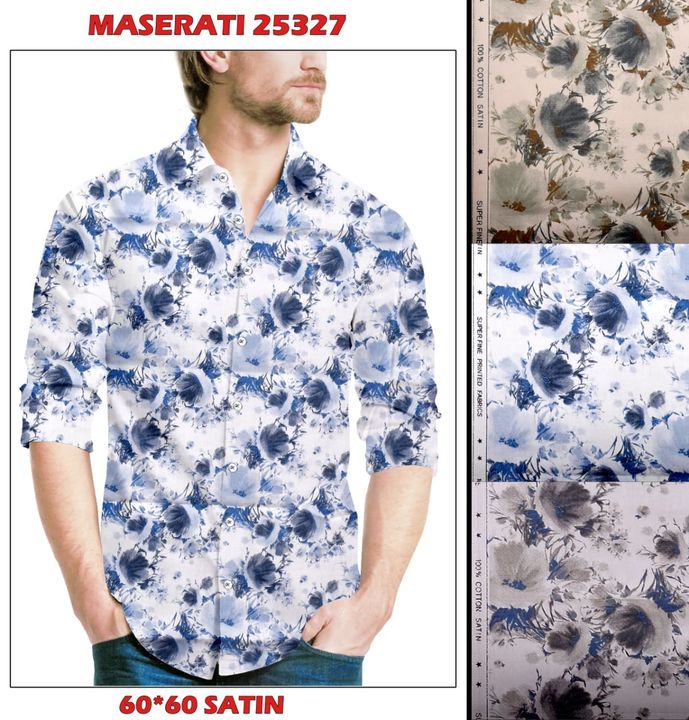 Satin shirts uploaded by K.HENIL ENTERPRISE on 4/8/2022