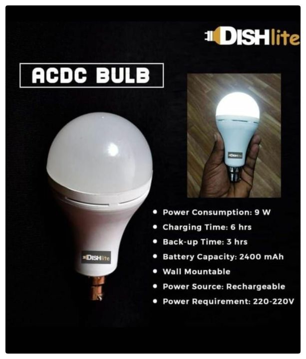 AC DC bulb 12 watt uploaded by LED LIGHT STORE on 4/8/2022