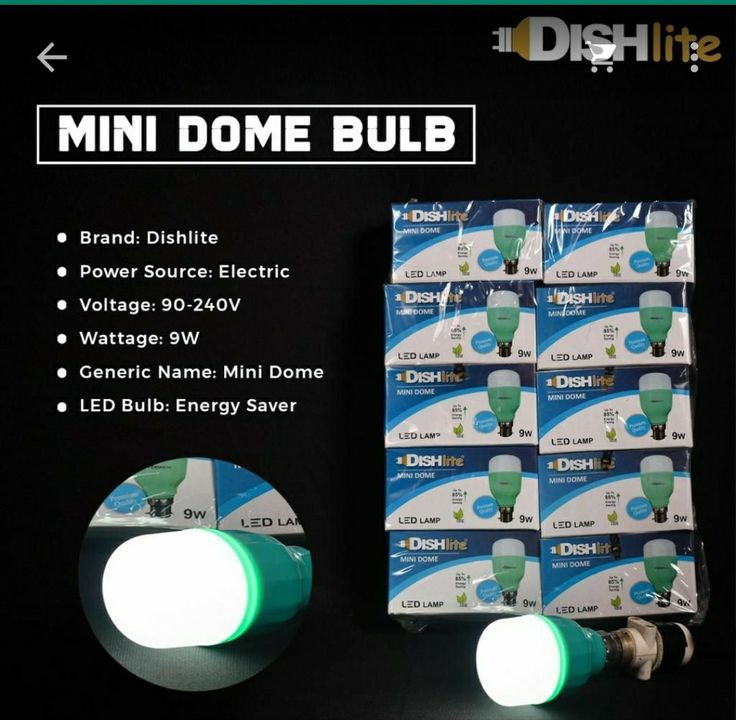 Mini dome bulb 12 watt (DOB) uploaded by business on 4/8/2022