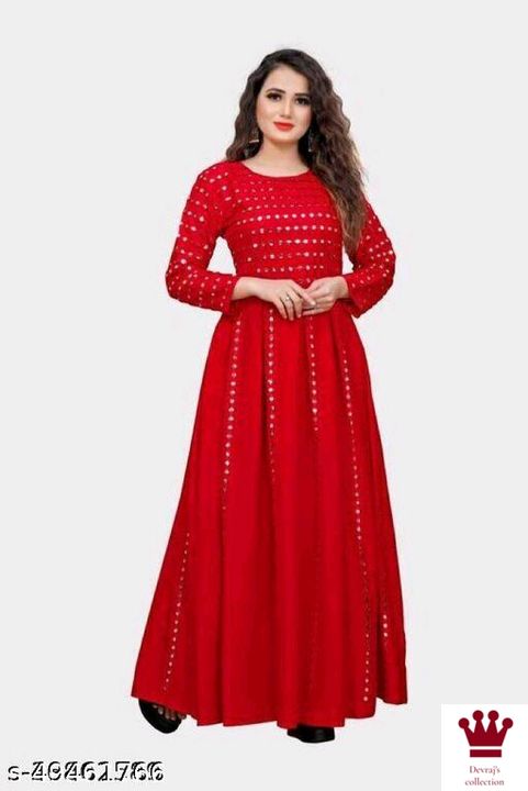 Post image I want 4 pieces of Pankhudi Womens Flared Gown
Name: Pankhudi Womens Flared Gown
Fabric: Rayon
Sleeve Length: Long Slee.