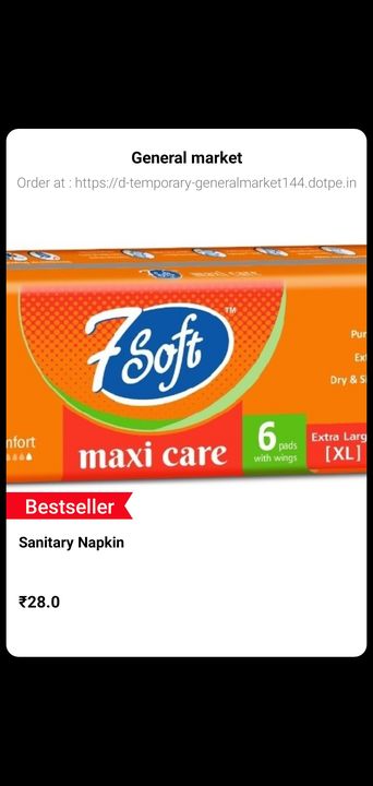 7 soft maxi care  uploaded by business on 4/9/2022