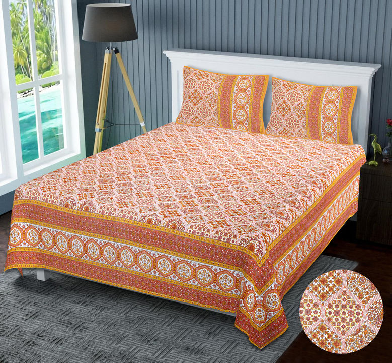 Hand Block Bedsheets uploaded by Home Furnishing on 4/9/2022