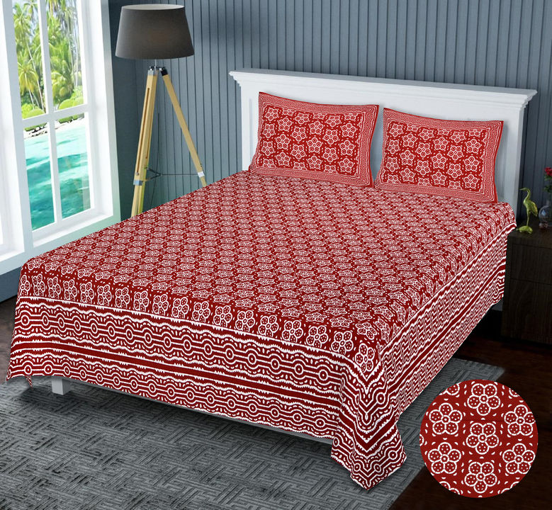 Hand Block Bedsheets uploaded by Home Furnishing on 4/9/2022